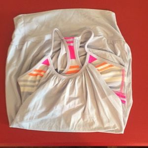 Lulu top with built in bra